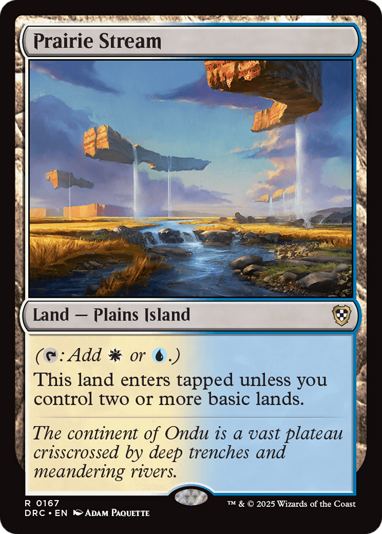 Prairie Stream [Aetherdrift Commander] | Exor Games Bridgewater