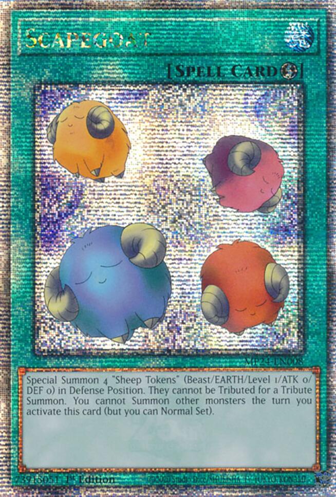 Scapegoat [MP24-EN008] Quarter Century Secret Rare | Exor Games Bridgewater