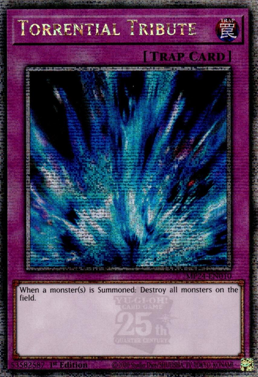 Torrential Tribute [MP24-EN010] Quarter Century Secret Rare | Exor Games Bridgewater