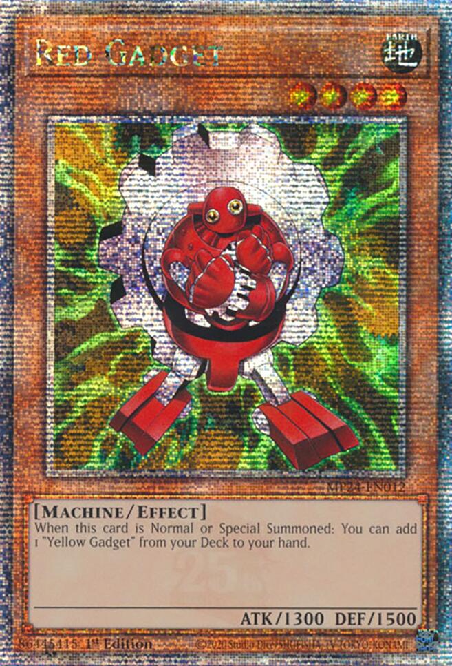 Red Gadget [MP24-EN012] Quarter Century Secret Rare | Exor Games Bridgewater