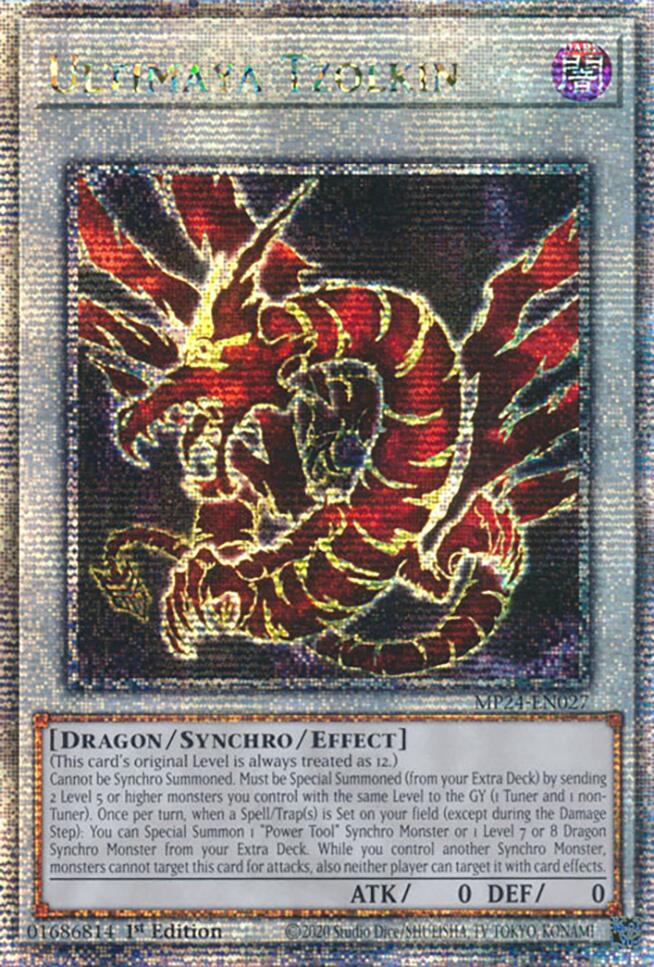 Ultimaya Tzolkin [MP24-EN027] Quarter Century Secret Rare | Exor Games Bridgewater