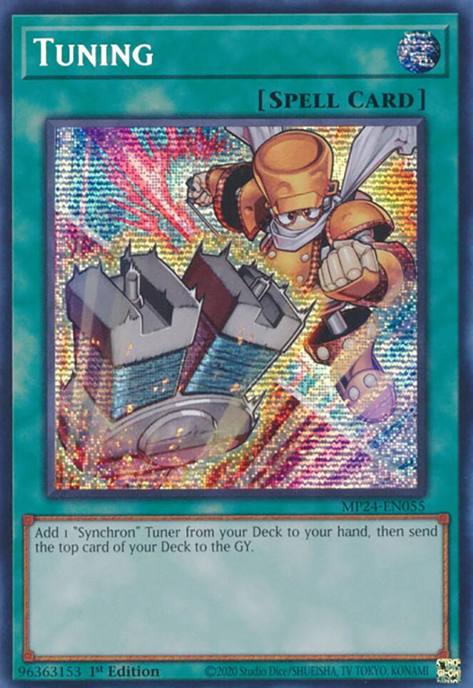 Tuning (Alternate Art) [MP24-EN055] Prismatic Secret Rare | Exor Games Bridgewater