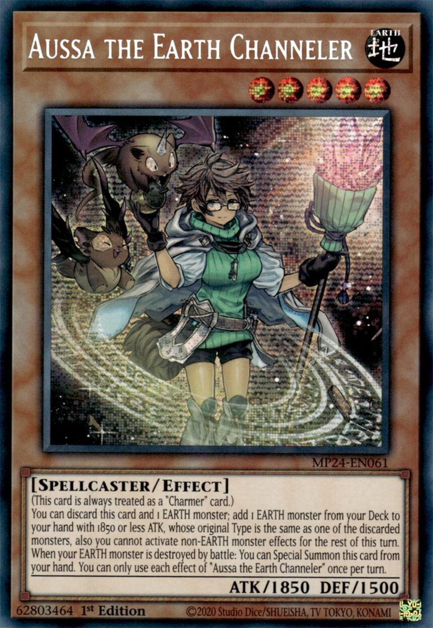 Aussa the Earth Channeler [MP24-EN061] Prismatic Secret Rare | Exor Games Bridgewater