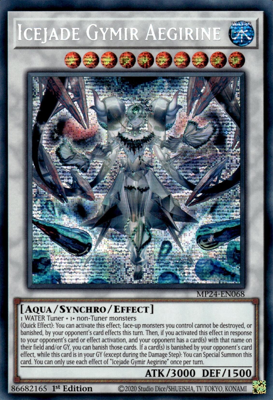 Icejade Gymir Aegirine [MP24-EN068] Prismatic Secret Rare | Exor Games Bridgewater