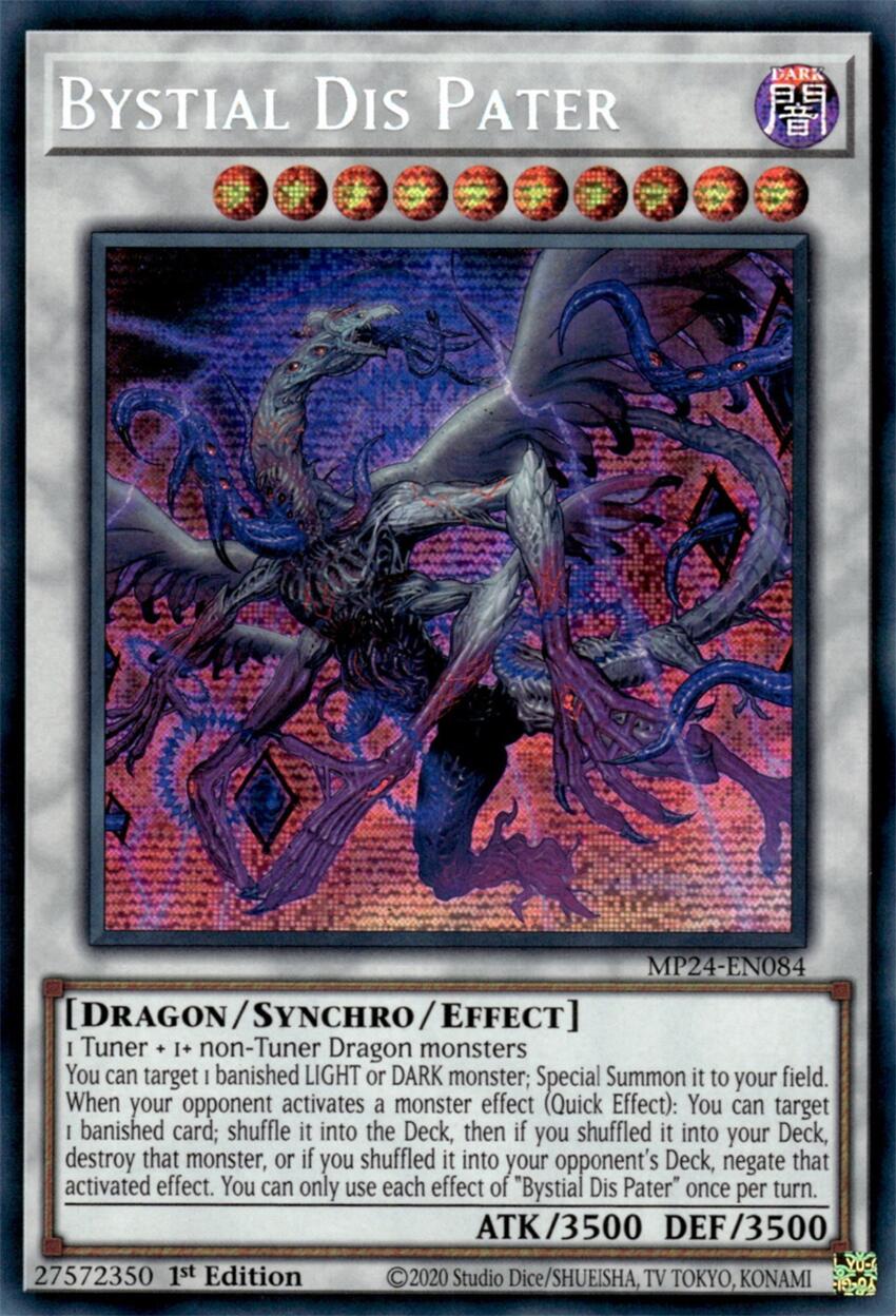 Bystial Dis Pater [MP24-EN084] Prismatic Secret Rare | Exor Games Bridgewater