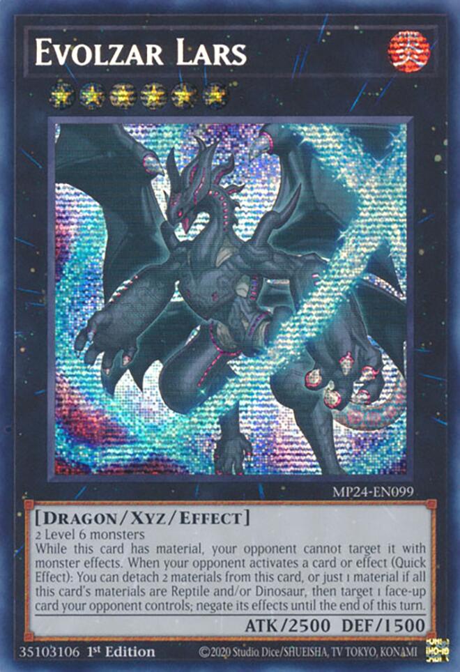 Evolzar Lars [MP24-EN099] Prismatic Secret Rare | Exor Games Bridgewater