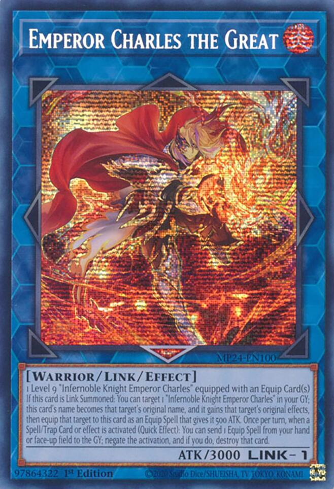 Emperor Charles the Great [MP24-EN100] Prismatic Secret Rare | Exor Games Bridgewater