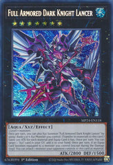 Full Armored Dark Knight Lancer [MP24-EN118] Prismatic Secret Rare | Exor Games Bridgewater