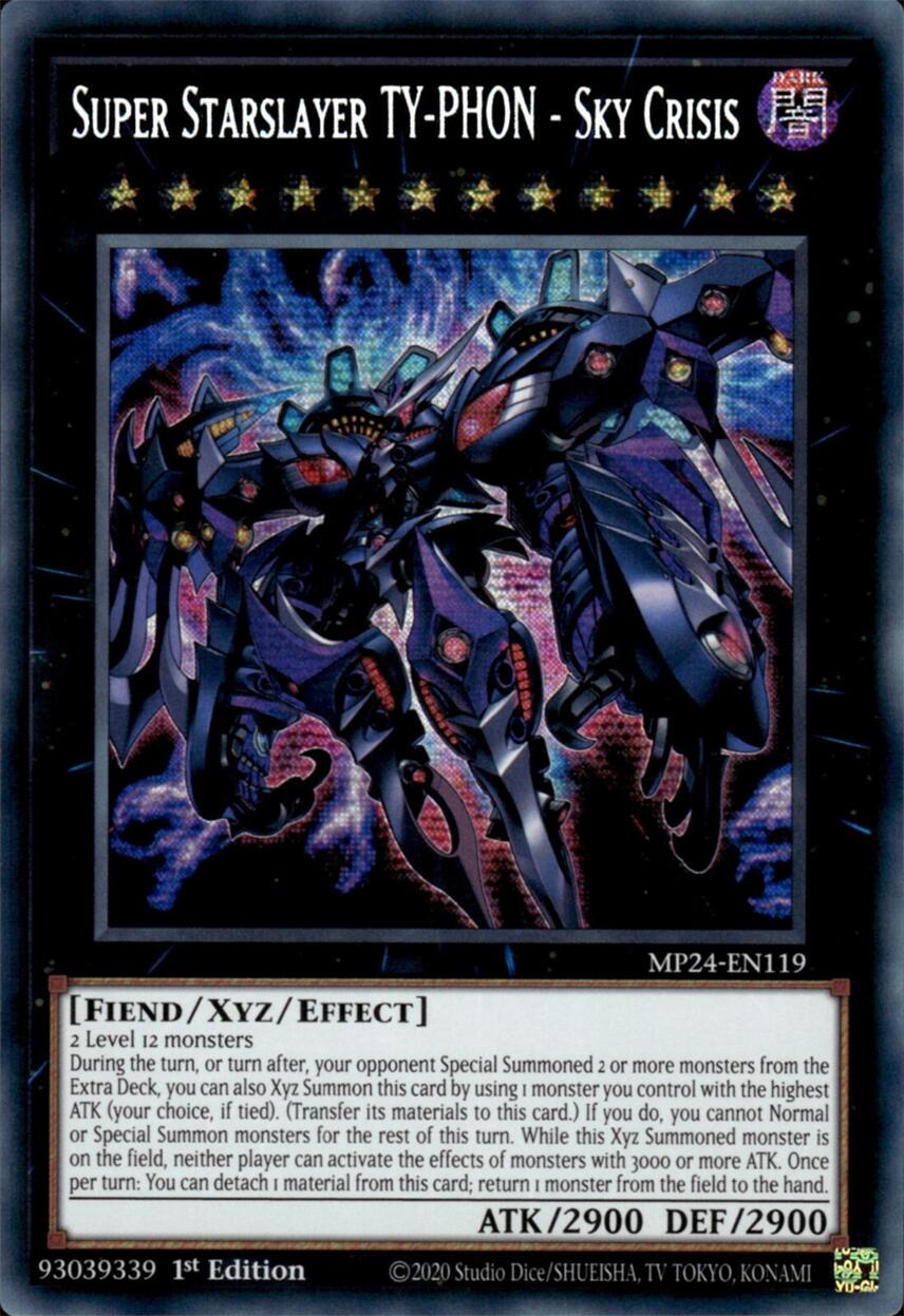 Super Starslayer TY-PHON - Sky Crisis [MP24-EN119] Prismatic Secret Rare | Exor Games Bridgewater