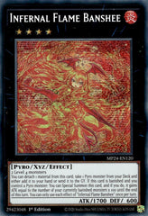 Infernal Flame Banshee [MP24-EN120] Prismatic Secret Rare | Exor Games Bridgewater