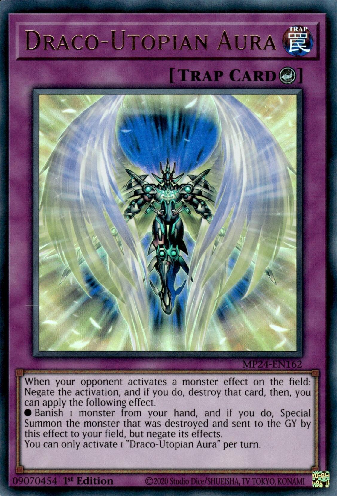 Draco-Utopian Aura [MP24-EN162] Ultra Rare | Exor Games Bridgewater