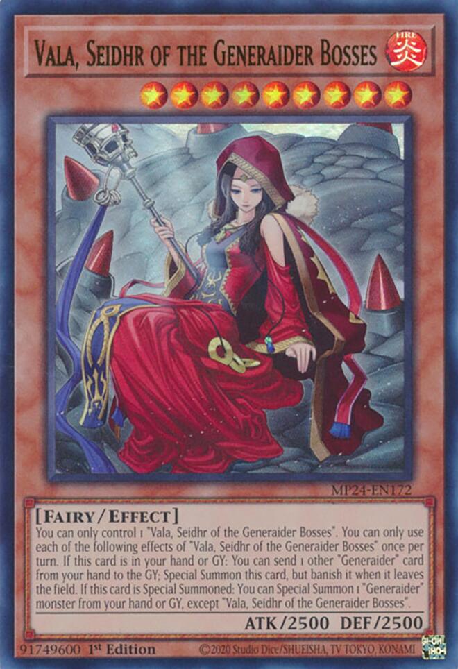 Vala, Seidhr of the Generaider Bosses [MP24-EN172] Ultra Rare | Exor Games Bridgewater