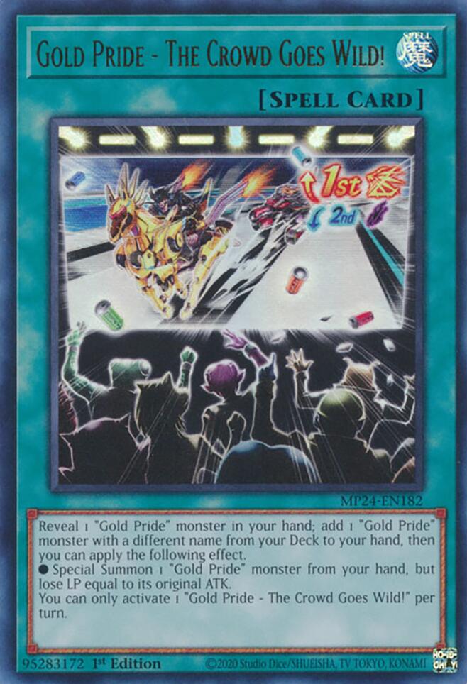 Gold Pride - The Crowd Goes Wild! [MP24-EN182] Ultra Rare | Exor Games Bridgewater