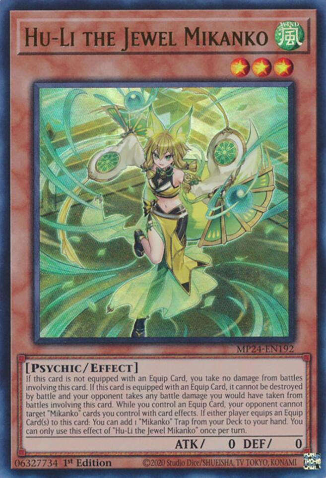 Hu-Li the Jewel Mikanko [MP24-EN192] Ultra Rare | Exor Games Bridgewater