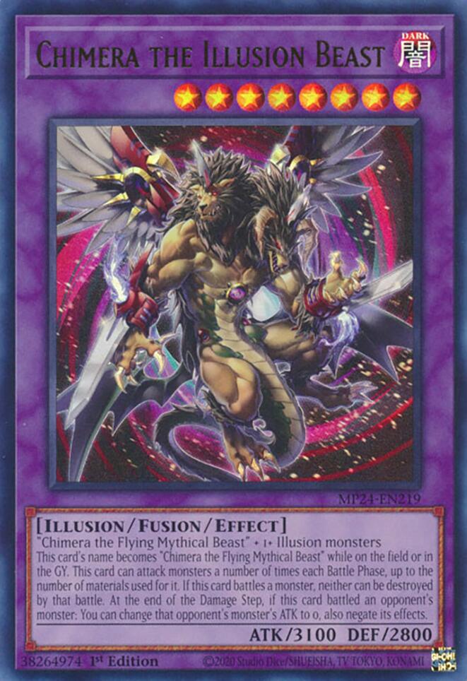 Chimera the Illusion Beast [MP24-EN219] Ultra Rare | Exor Games Bridgewater