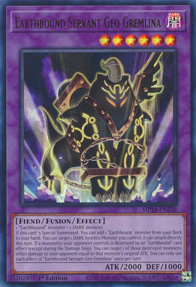 Earthbound Servant Geo Gremlina [MP24-EN238] Ultra Rare | Exor Games Bridgewater