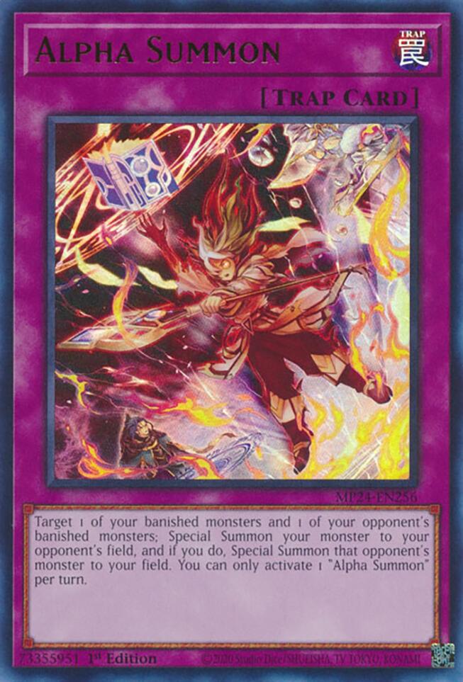 Alpha Summon [MP24-EN256] Ultra Rare | Exor Games Bridgewater