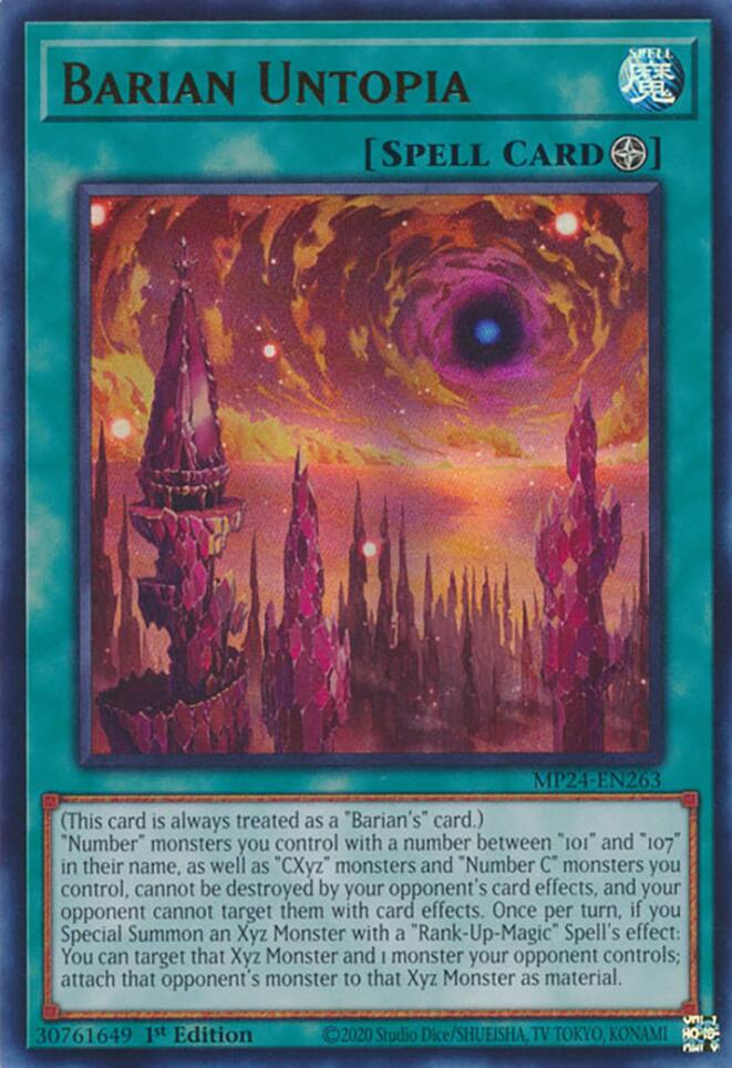 Barian Untopia [MP24-EN263] Ultra Rare | Exor Games Bridgewater