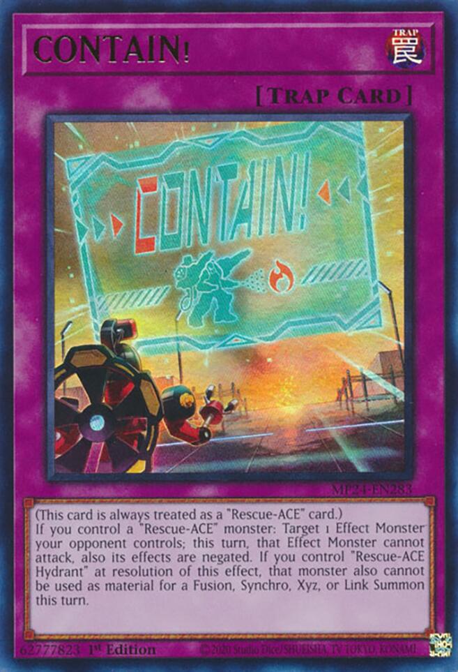 CONTAIN! [MP24-EN283] Ultra Rare | Exor Games Bridgewater