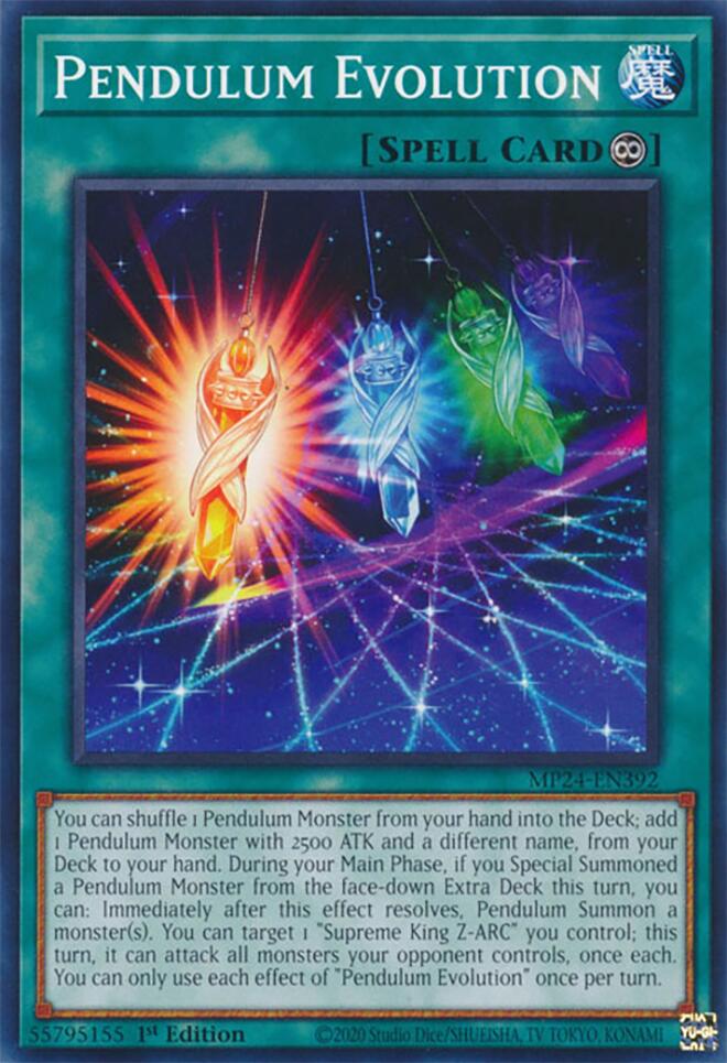 Pendulum Evolution (card) [MP24-EN392] Common | Exor Games Bridgewater