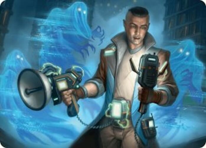 Paranormal Analyst Art Card [Duskmourn: House of Horror Art Series] | Exor Games Bridgewater