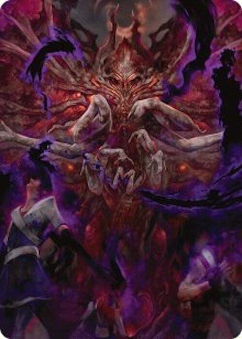 Damnation Art Card [Duskmourn: House of Horror Art Series] | Exor Games Bridgewater