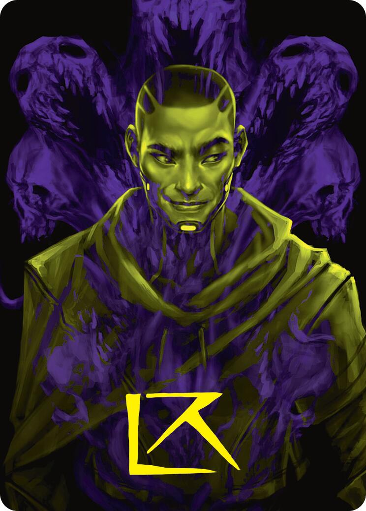 Kaito, Bane of Nightmares Art Card (Gold-Stamped Signature) [Duskmourn: House of Horror Art Series] | Exor Games Bridgewater