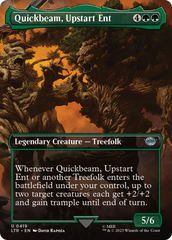 Quickbeam, Upstart Ent (Borderless Alternate Art) [The Lord of the Rings: Tales of Middle-Earth] | Exor Games Bridgewater