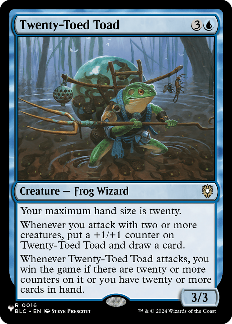 Twenty-Toed Toad [The List] | Exor Games Bridgewater