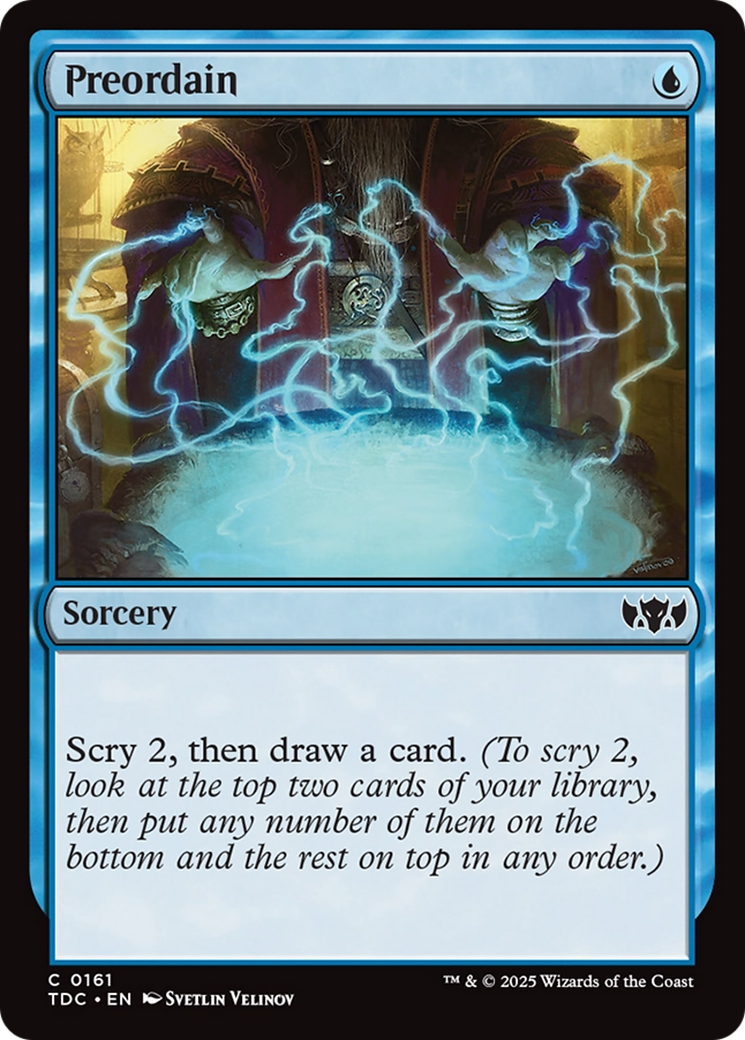 Preordain [Tarkir: Dragonstorm Commander] | Exor Games Bridgewater