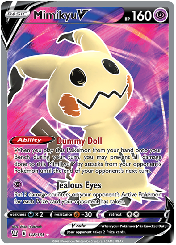 Mimikyu V (148/163) [Sword & Shield: Battle Styles] | Exor Games Bridgewater