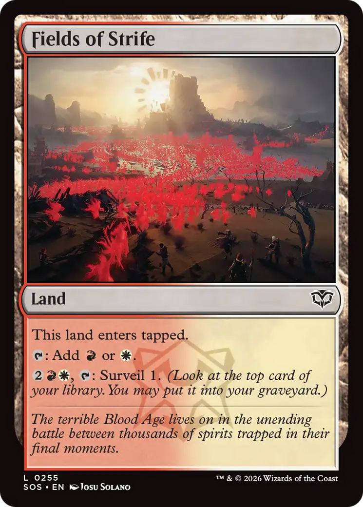 Fields of Strife [Secrets of Strixhaven] | Exor Games Bridgewater