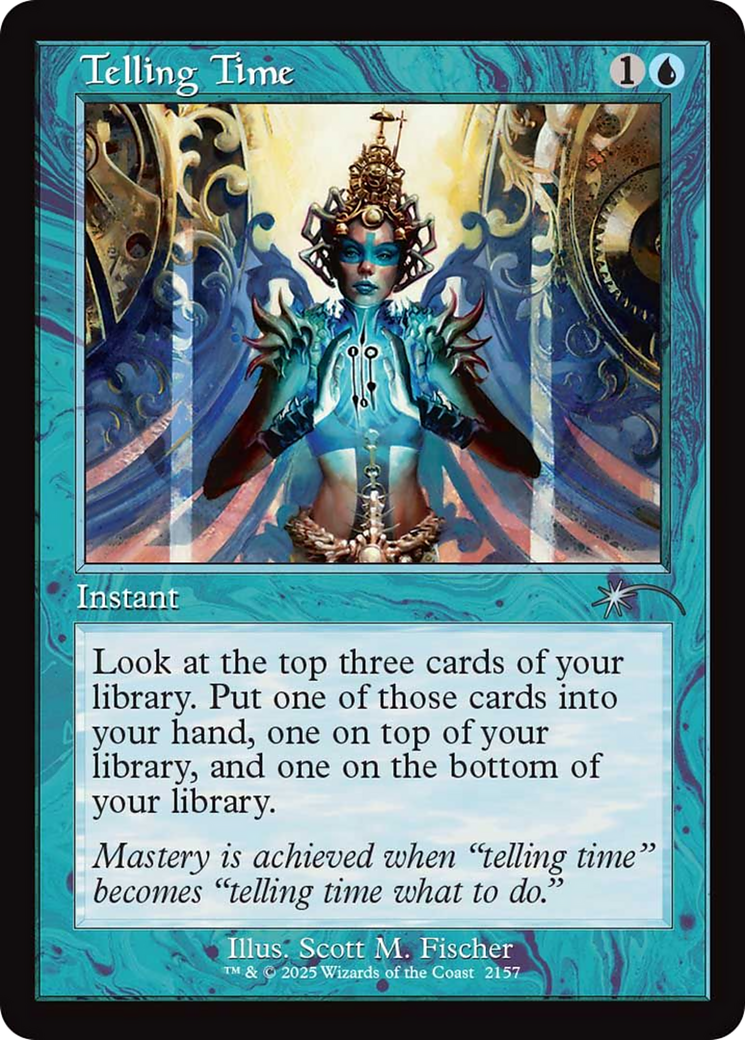 Telling Time (Retro Frame) [Secret Lair Drop Series] | Exor Games Bridgewater