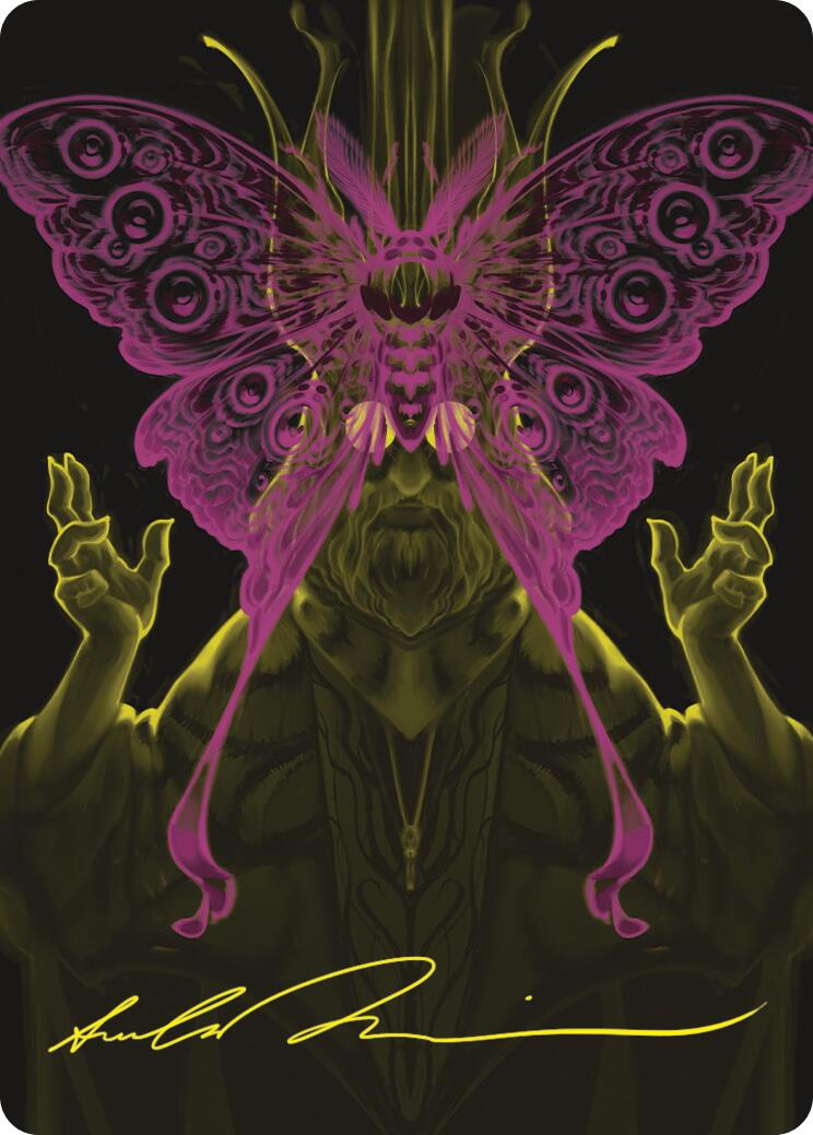 Victor, Valgavoth's Seneschal Art Card (44/54) (Gold-Stamped Signature) [Duskmourn: House of Horror Art Series] | Exor Games Bridgewater