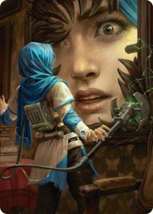 Reality Is Mine to Control Art Card [Duskmourn: House of Horror Art Series] | Exor Games Bridgewater