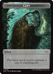 Shark // Copy Double-Sided Token [Duskmourn: House of Horror Commander Tokens] | Exor Games Bridgewater