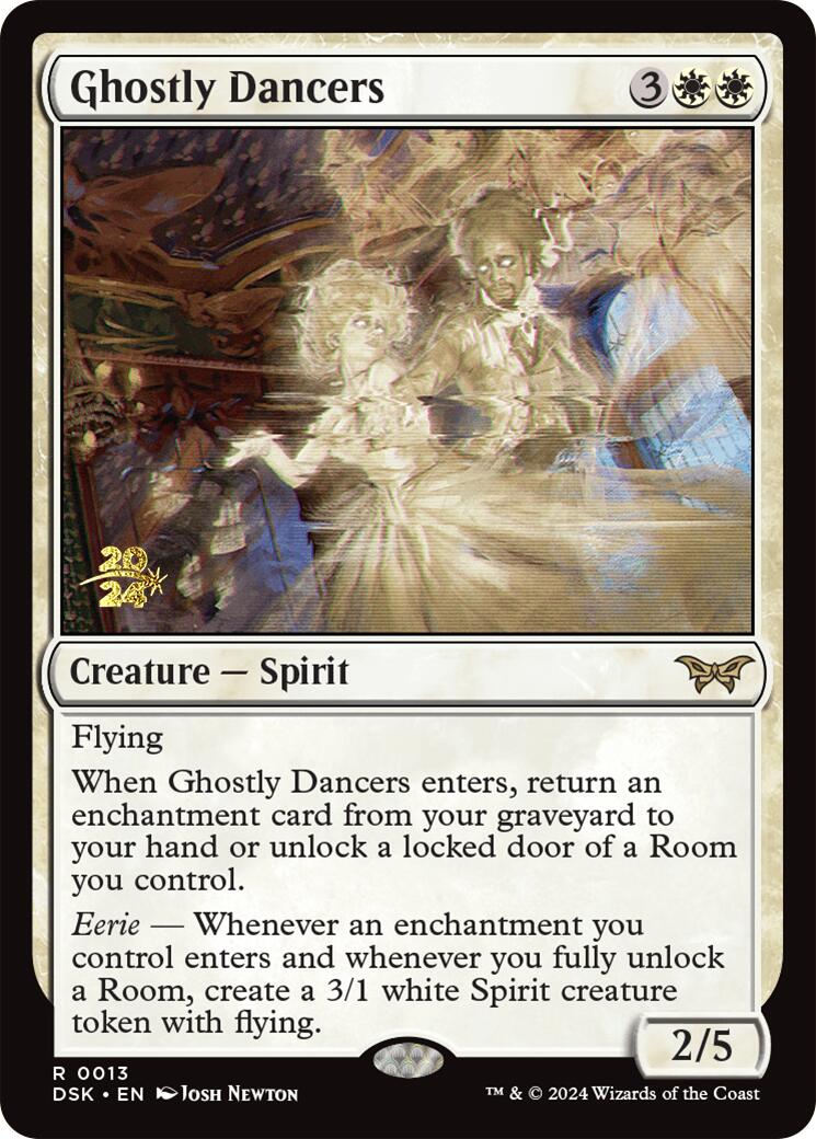 Ghostly Dancers [Duskmourn: House of Horror Prerelease Promos] | Exor Games Bridgewater