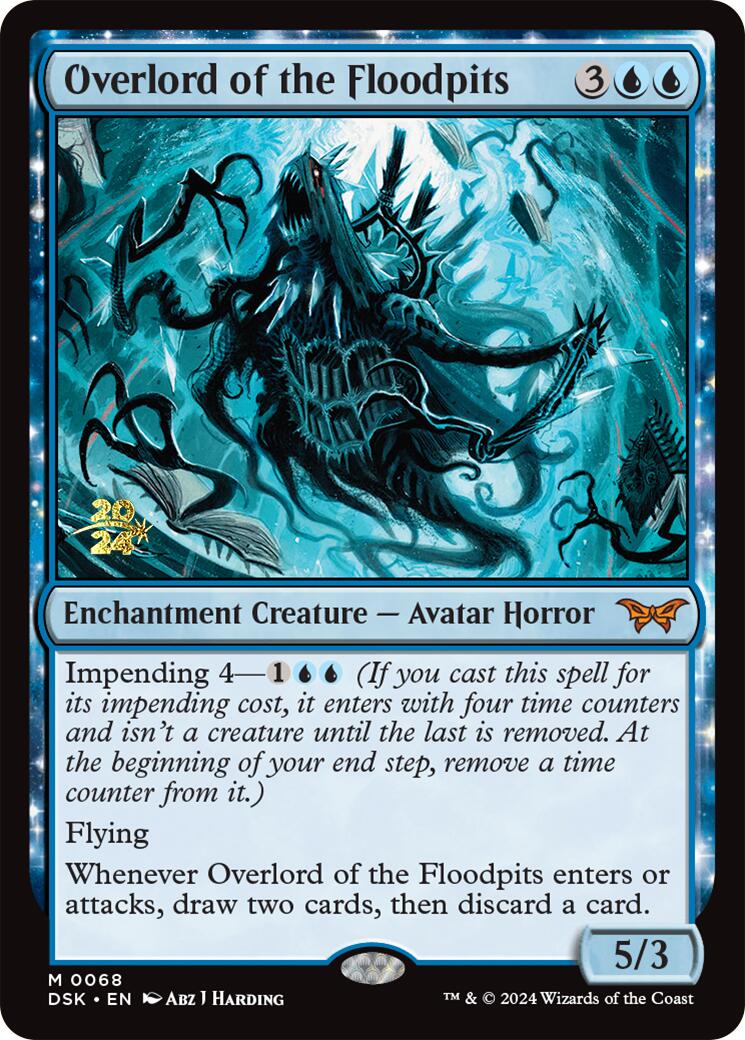 Overlord of the Floodpits [Duskmourn: House of Horror Prerelease Promos] | Exor Games Bridgewater