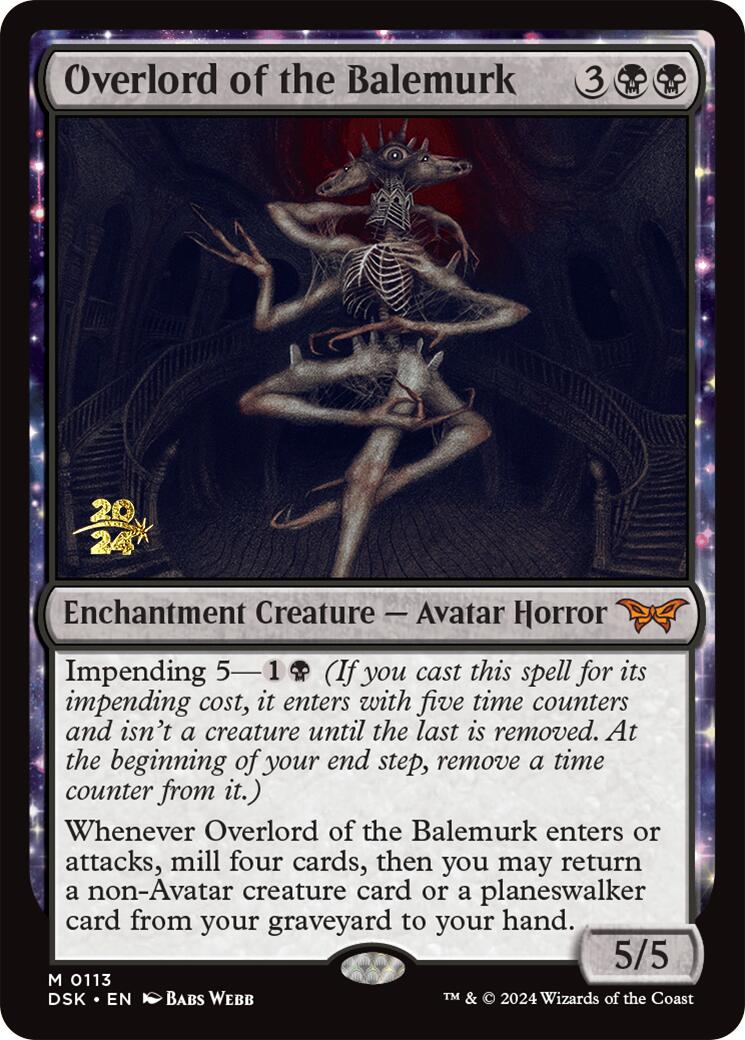 Overlord of the Balemurk [Duskmourn: House of Horror Prerelease Promos] | Exor Games Bridgewater