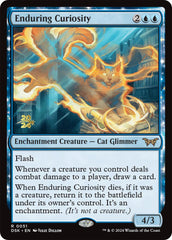 Enduring Curiosity [Duskmourn: House of Horror Prerelease Promos] | Exor Games Bridgewater