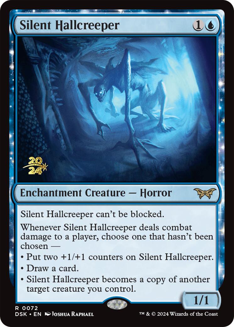 Silent Hallcreeper [Duskmourn: House of Horror Prerelease Promos] | Exor Games Bridgewater