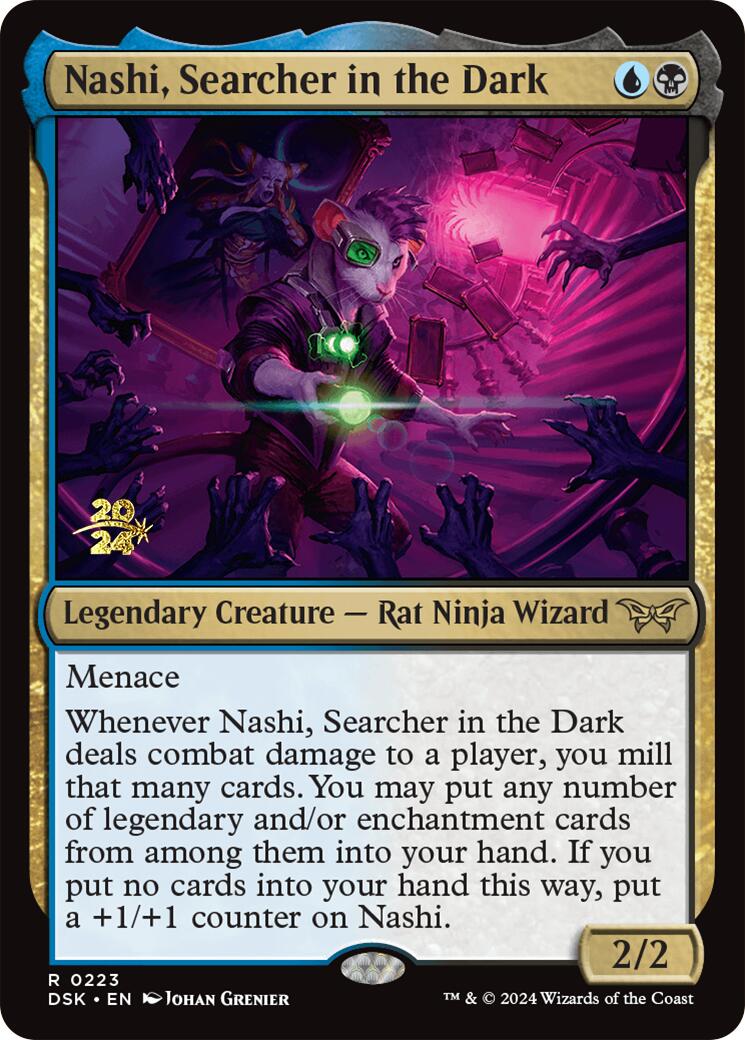 Nashi, Searcher in the Dark [Duskmourn: House of Horror Prerelease Promos] | Exor Games Bridgewater