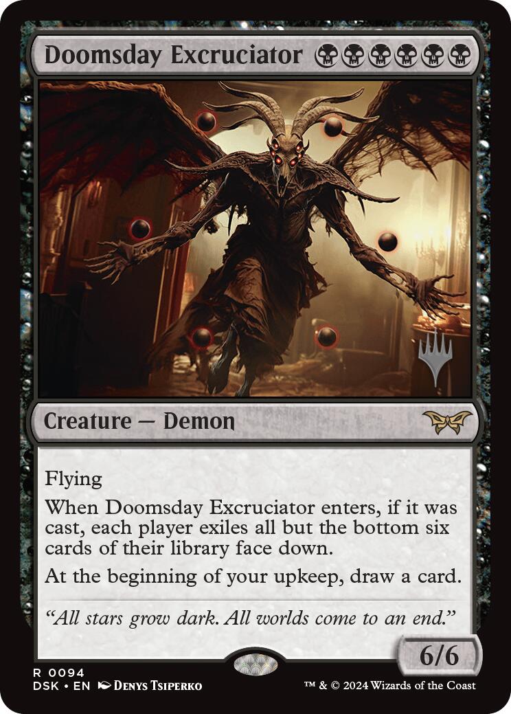 Doomsday Excruciator [Duskmourn: House of Horror Promos] | Exor Games Bridgewater