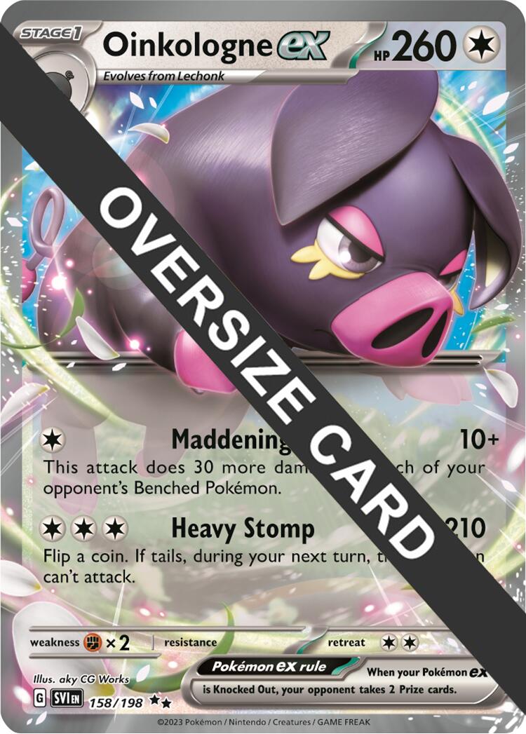 Oinkologne ex (158/198) (Jumbo Card) [Scarlet & Violet: Black Star Promos] | Exor Games Bridgewater