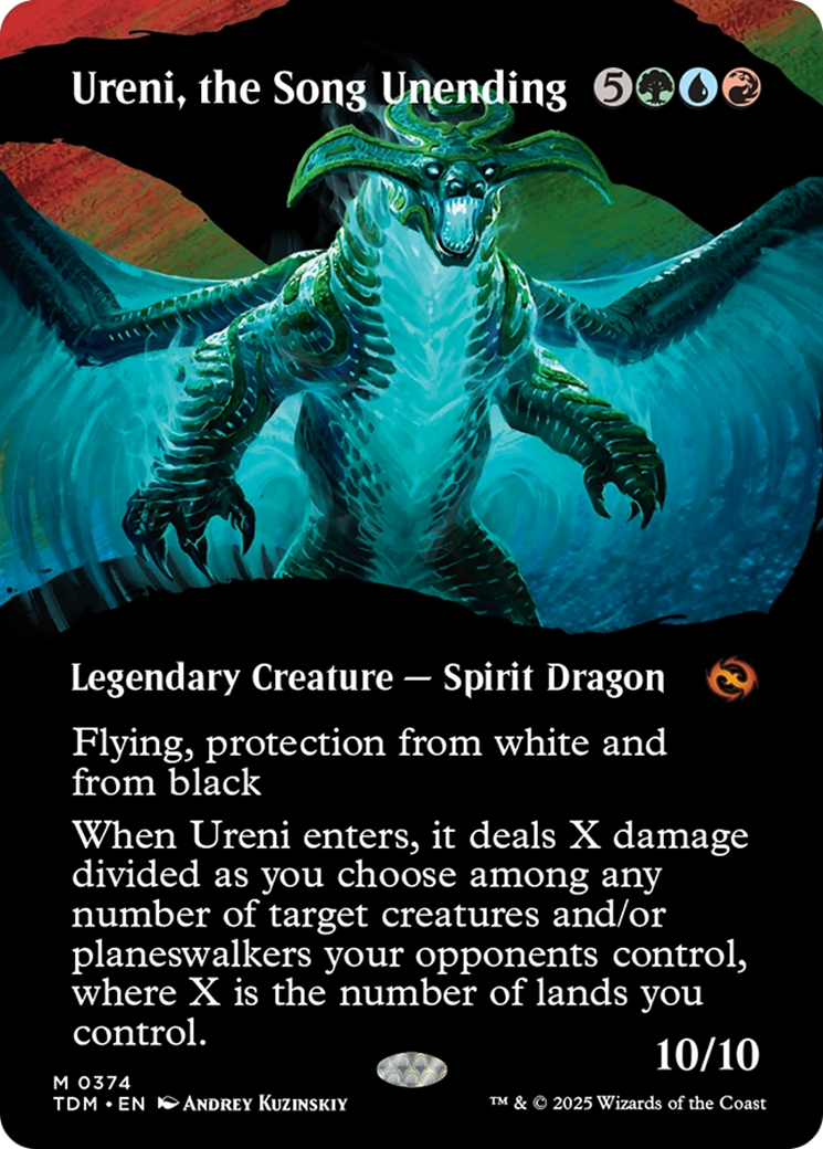 Ureni, the Song Unending (Borderless) [Tarkir: Dragonstorm] | Exor Games Bridgewater