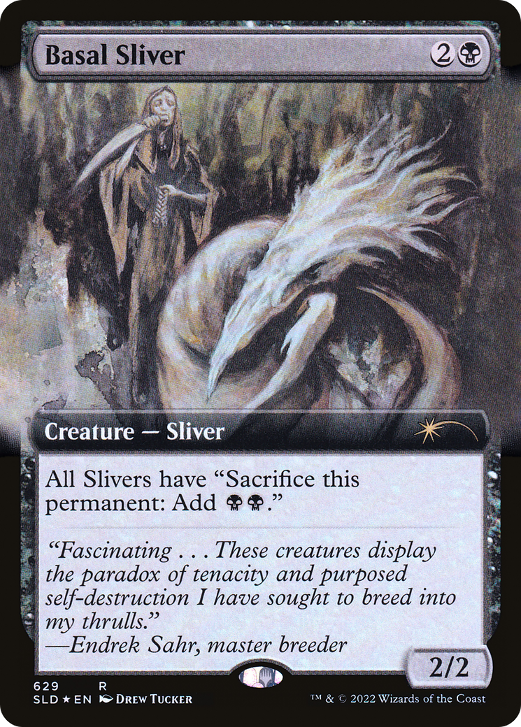 Basal Sliver (Extended Art) [Secret Lair Drop Promos] | Exor Games Bridgewater