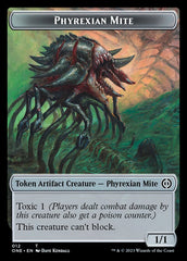 Phyrexian Mite (011) // Phyrexian Mite (012) Double-Sided Token [Phyrexia: All Will Be One Tokens] | Exor Games Bridgewater