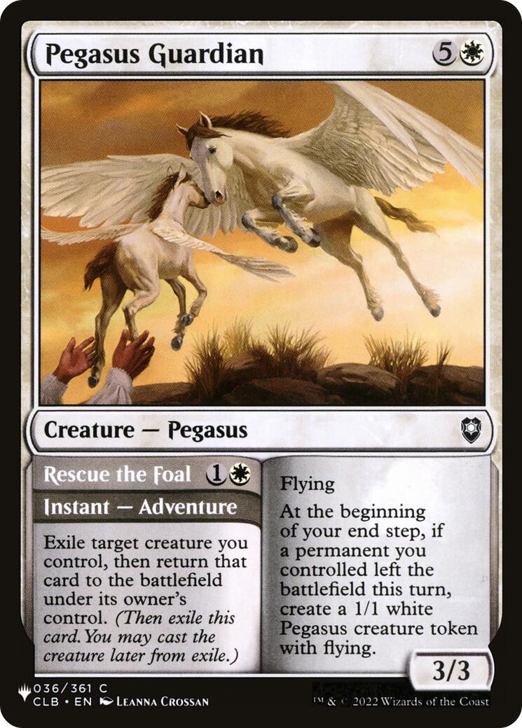 Pegasus Guardian [The List Reprints] | Exor Games Bridgewater