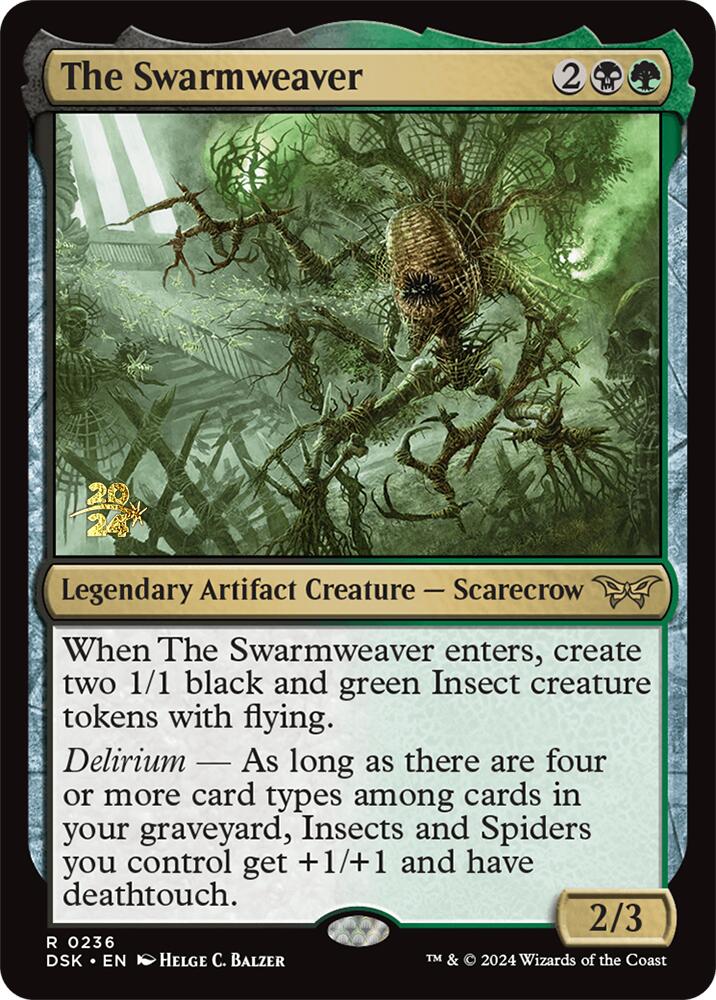 The Swarmweaver (0236) [Duskmourn: House of Horror Prerelease Promos] | Exor Games Bridgewater