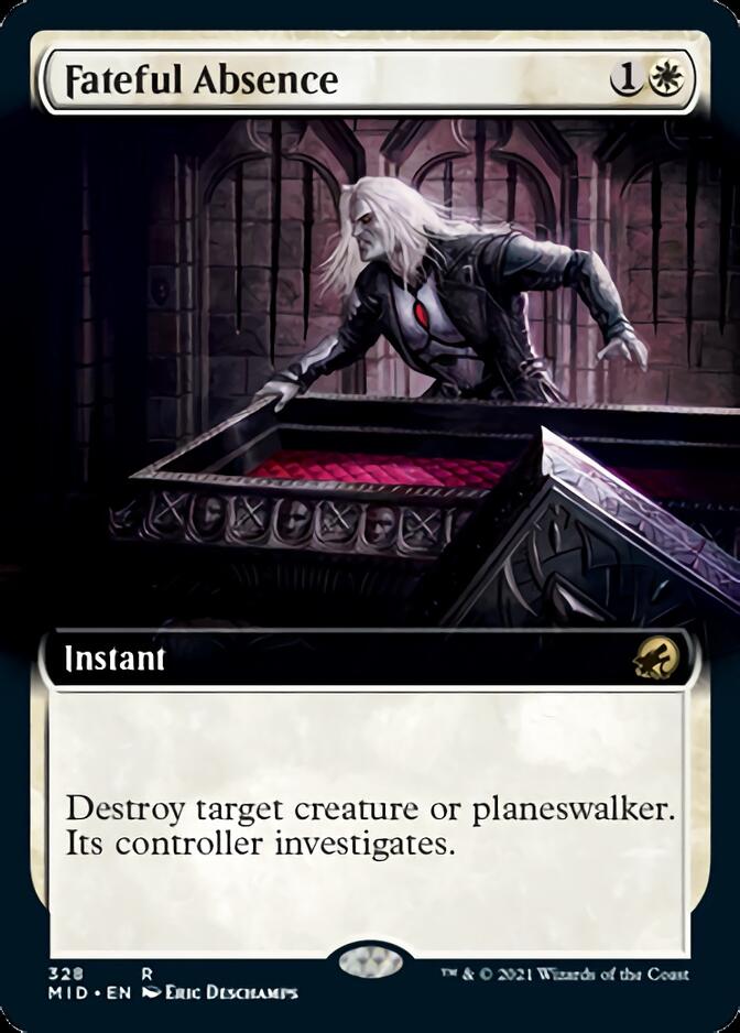 Fateful Absence (Extended Art) [Innistrad: Midnight Hunt] | Exor Games Bridgewater